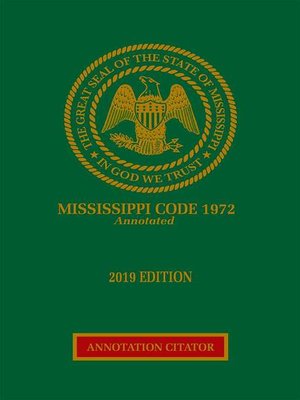 cover image of Mississippi Code Annotation Citator